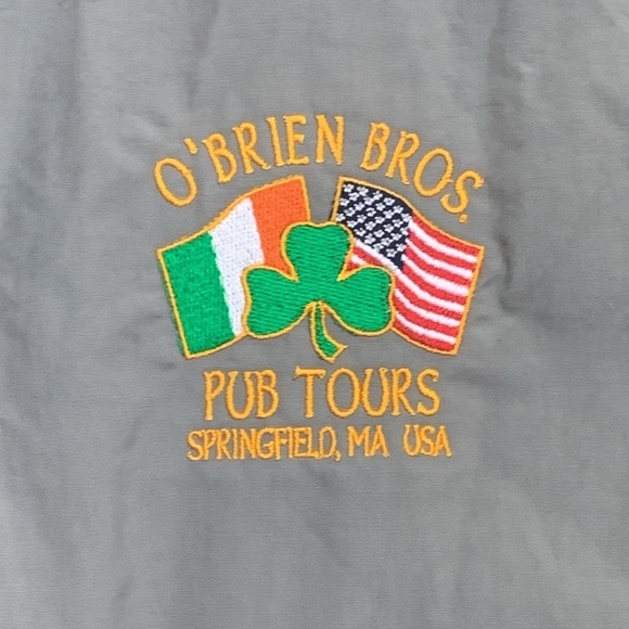 North End NWT Fleece Nylon Reversible O’Brien Bros Pub Tours Ezem Zipper Vest XL - Picture 4 of 16